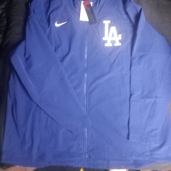 NWT Nike Therma-Fit Los Angeles Dodgers Zipper Hoodie Sweatshirt - Picture 3 of 8